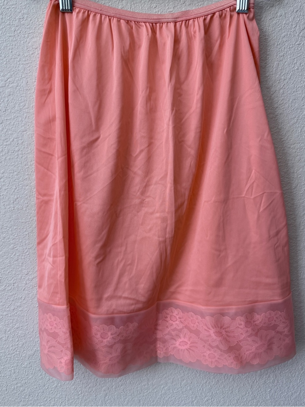 Vintage whimsical lace hem slip by Vanity Fair